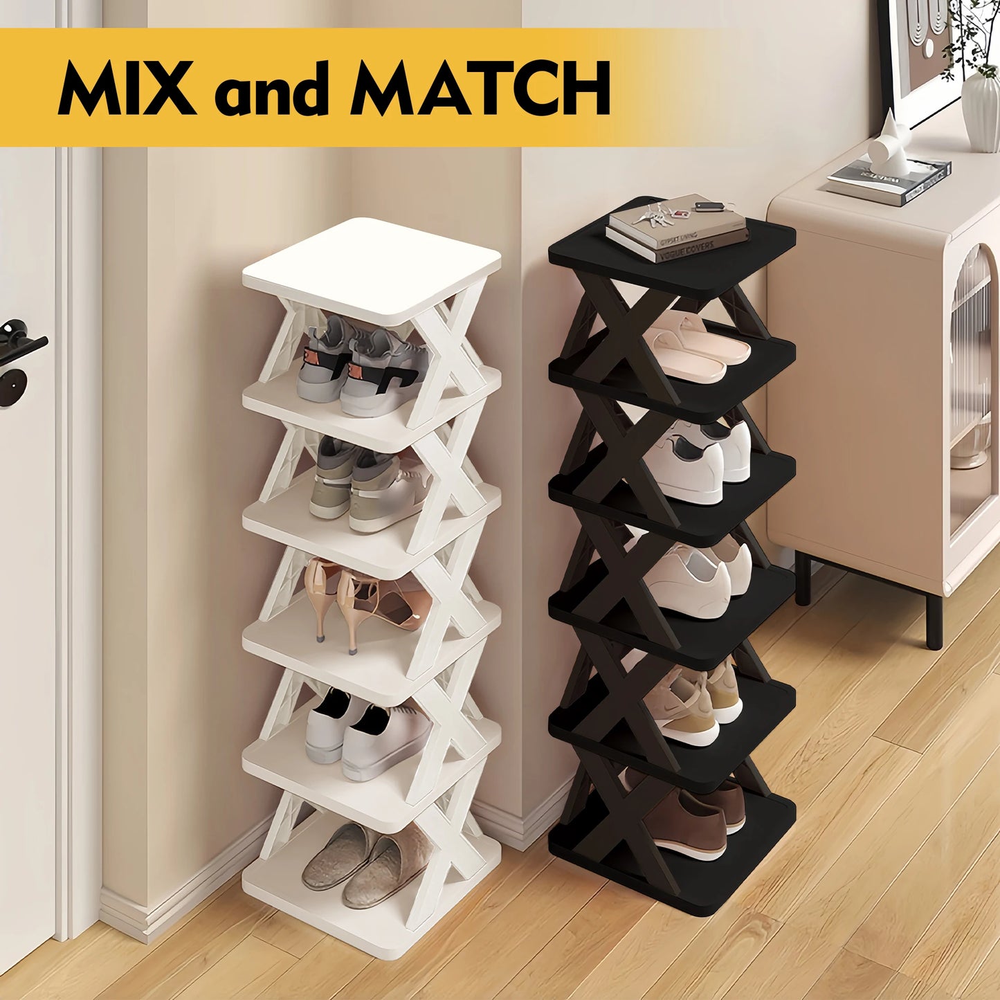Detachable Shoe Rack Storage Organizer Multi Layer Shelf Cabinet