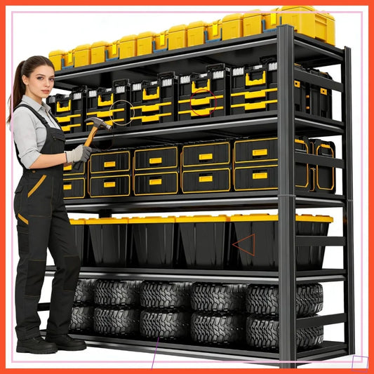 Heavy Duty Metal Shelving 3000LBS Capacity 5-Tier Storage