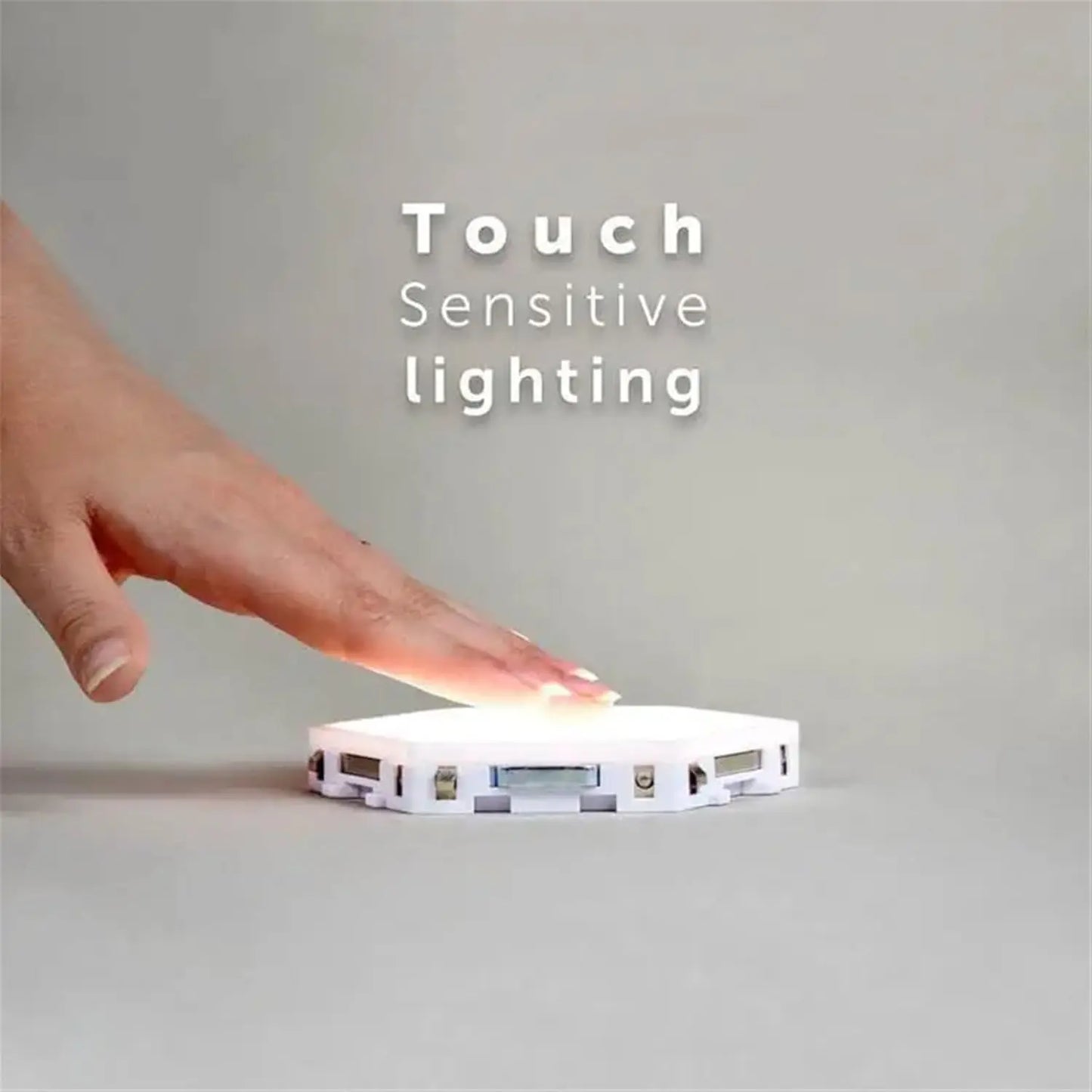 Hexagonal Touch LED Wall Lamp Splicable for Smart Home 110V