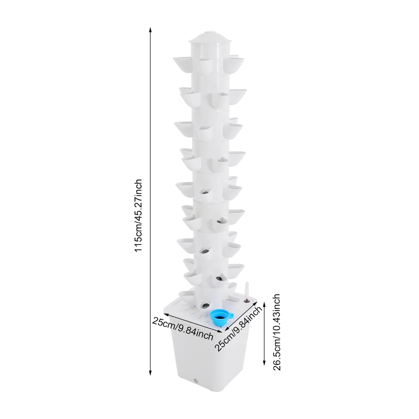 45-Hole Hydroponic Garden Vertical Tower