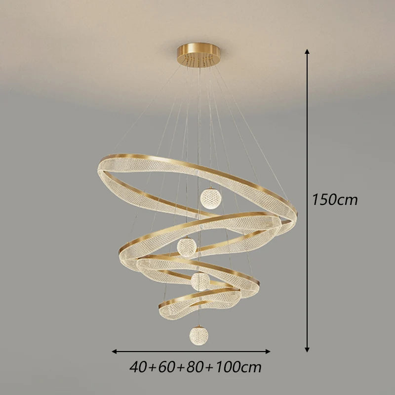Pendant Lights For Living Room Ceiling Lamp LED Chandeliers
