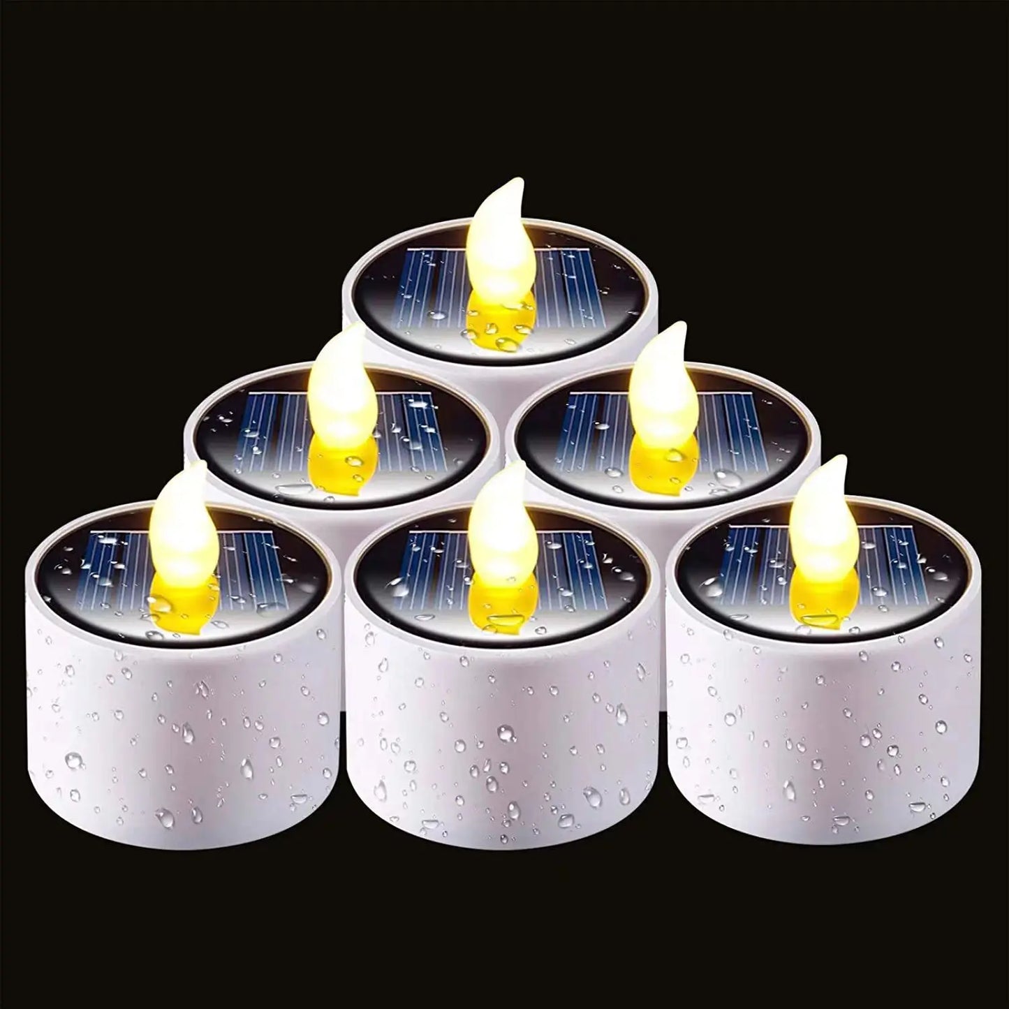 KEWEN Solar Candle Lights Pack LED Night Lights For Home