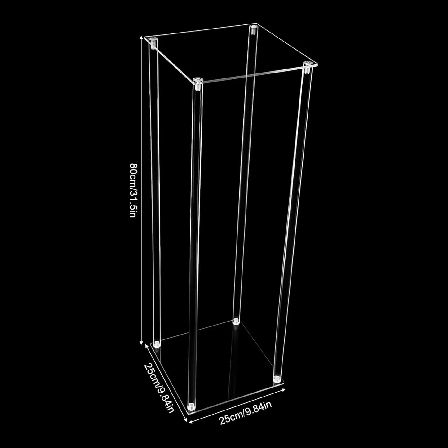 Acrylic Wedding Flower Stands Set For Tables And Floor Decorations