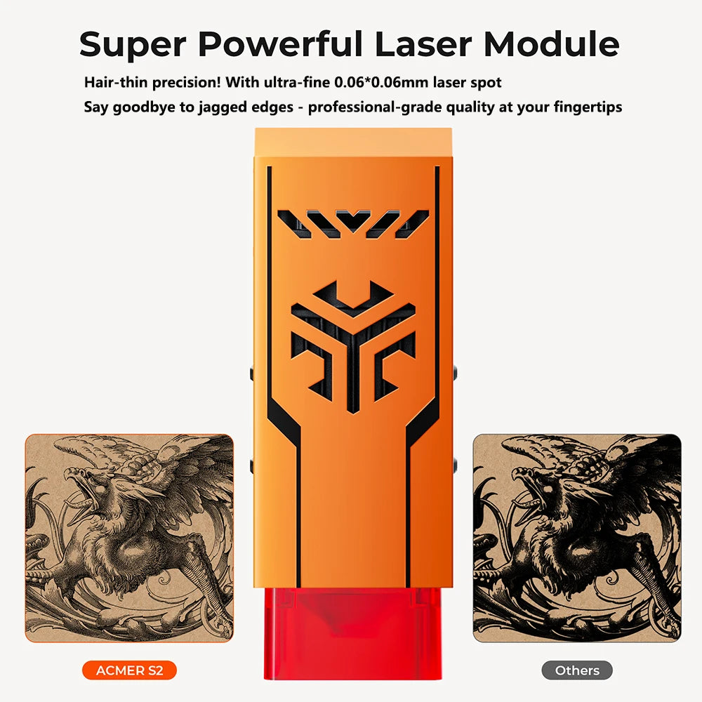 ACMER S2 Laser Engraver Upgradeable DIY Cutting Machine