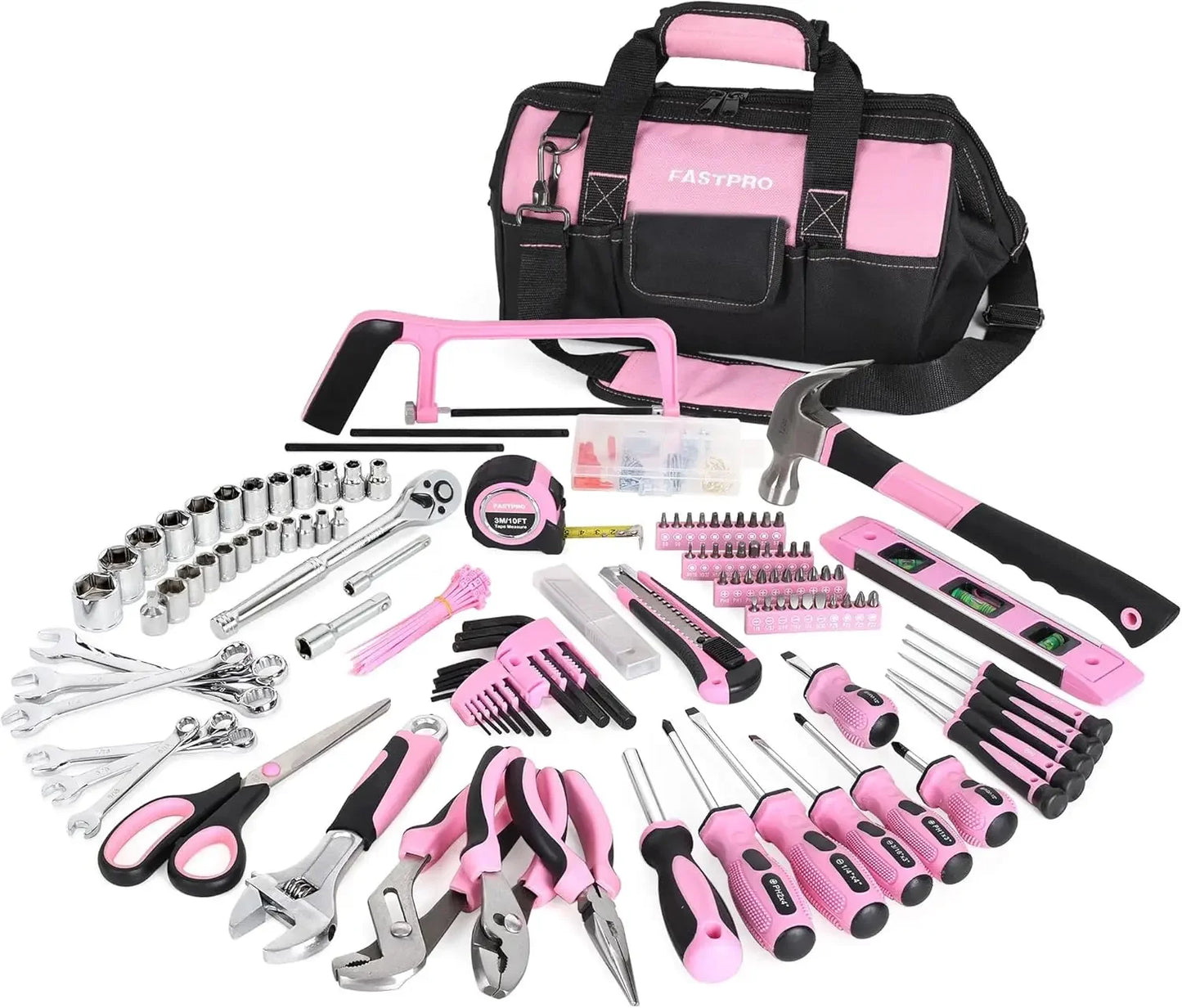 XMSJ DIY Supplies Tool Set for Home Repair and Maintenance