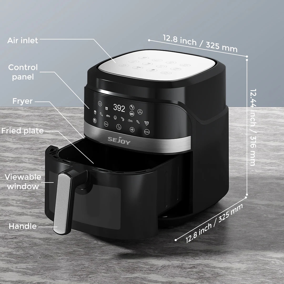 Sejoy 8-in-1 Air Fryer For Baking, Roasting And Frying