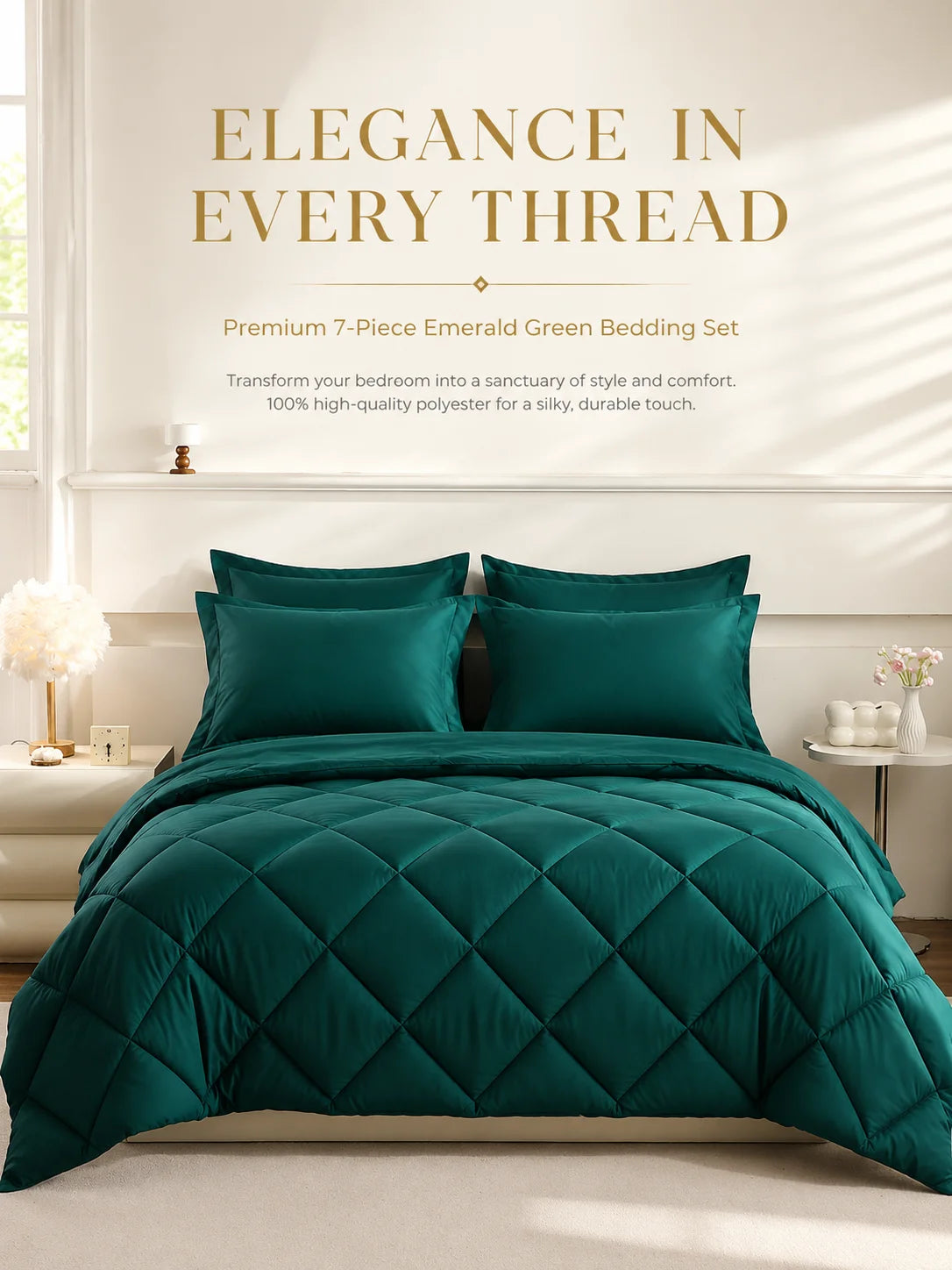 EasYum Bedding Sets With Comforter And Pillowcases For Home