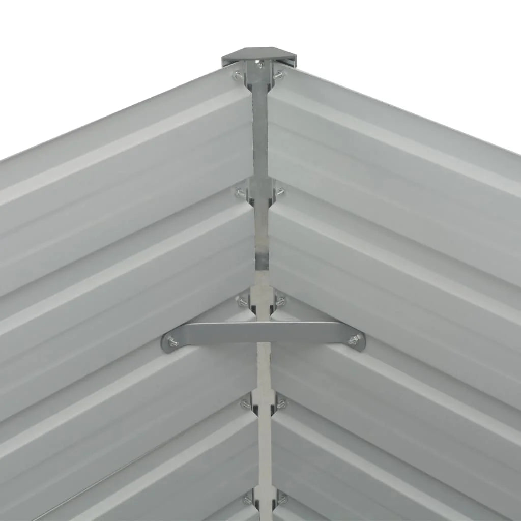Metal Raised Garden Bed for Balconies and Patios Galvanised Steel