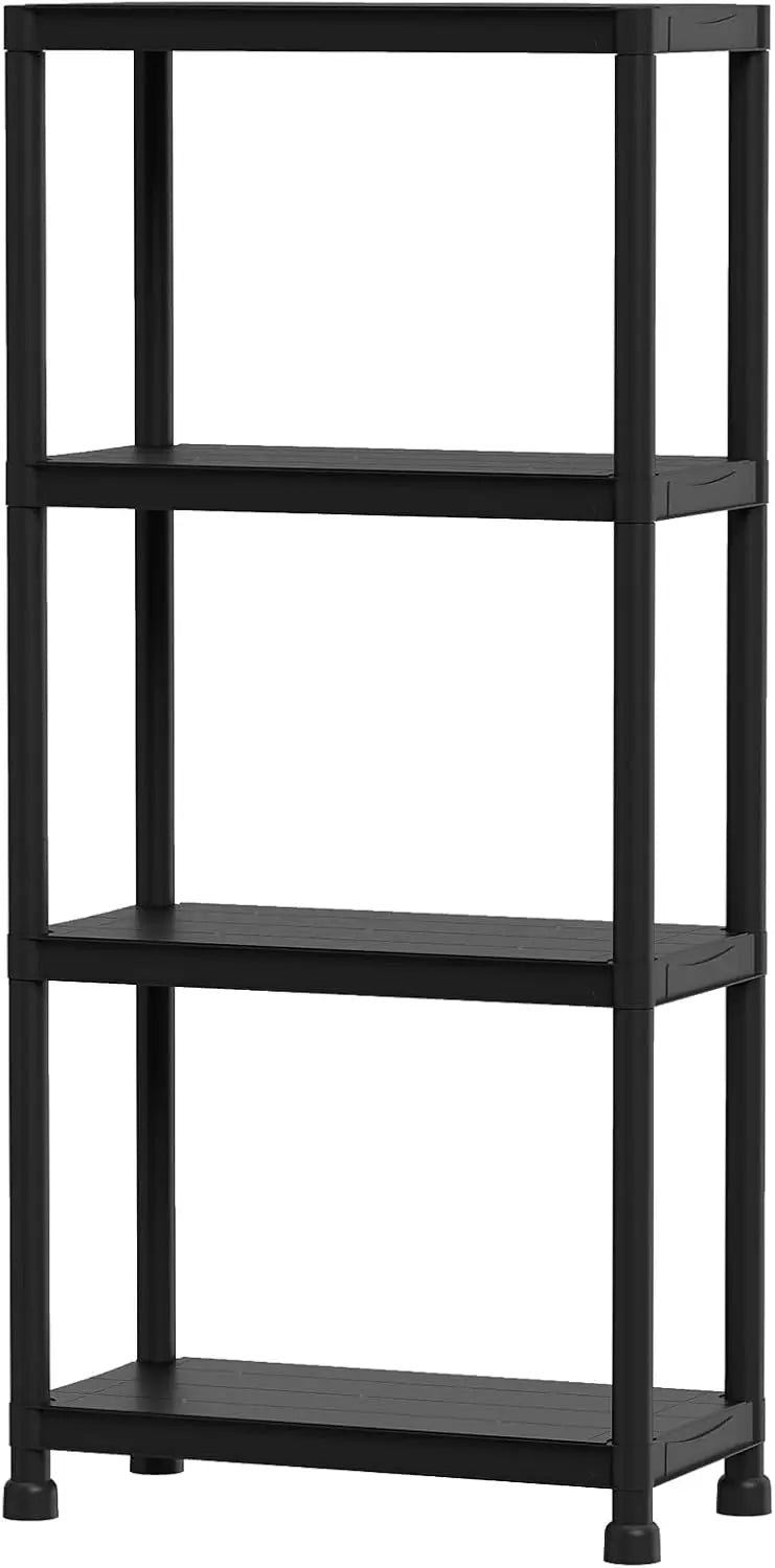 Giantex Heavy Duty Plastic Storage Shelves Freestanding Unit