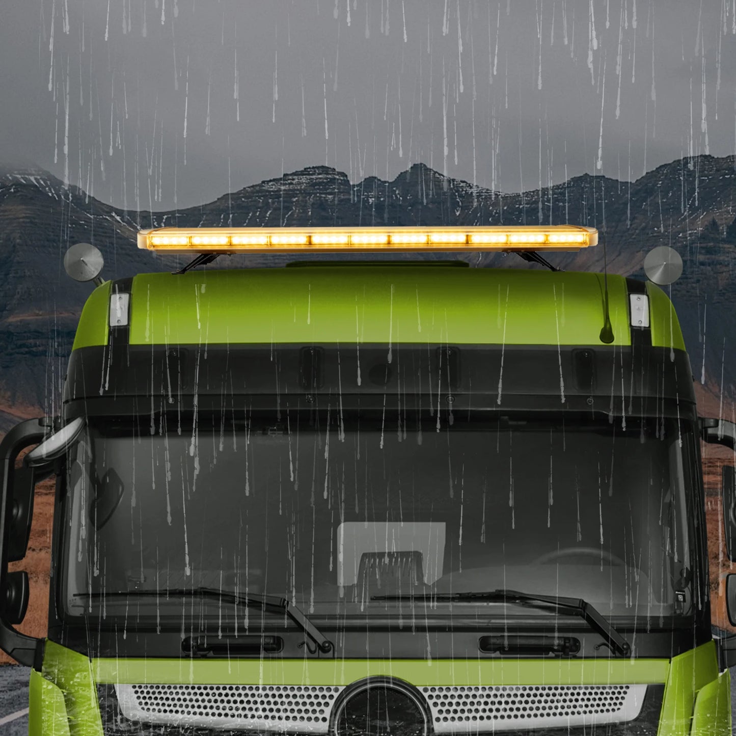 96LED 360 Degree Safety Strobe Light Bar With Remote