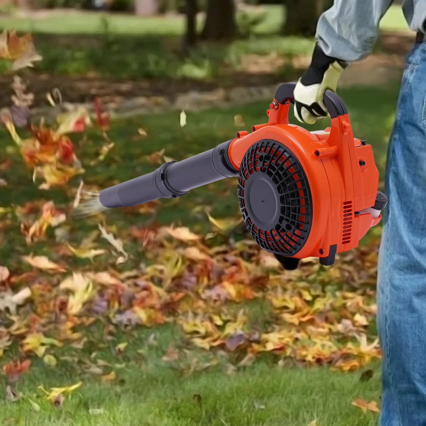 Gas Leaf Blower Two Stroke Handheld Commercial Grade