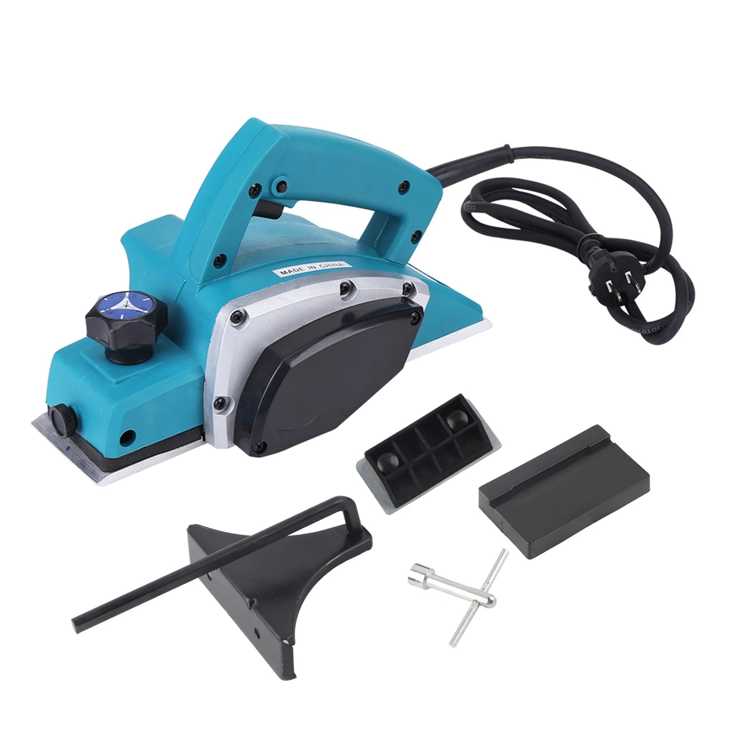 800W Portable Electric Wood Planer Handheld 16000RPM High Speed