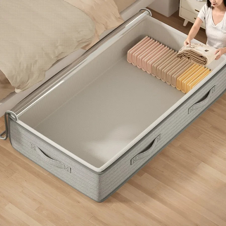 Under Bed Storage Containers Rectangle Multipurpose Organizer Bins Foldable Bags