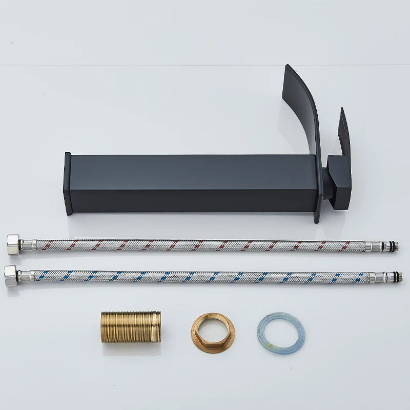 Dfrkjhre Copper Core Waterfall Basin Faucet Bathroom And Kitchen