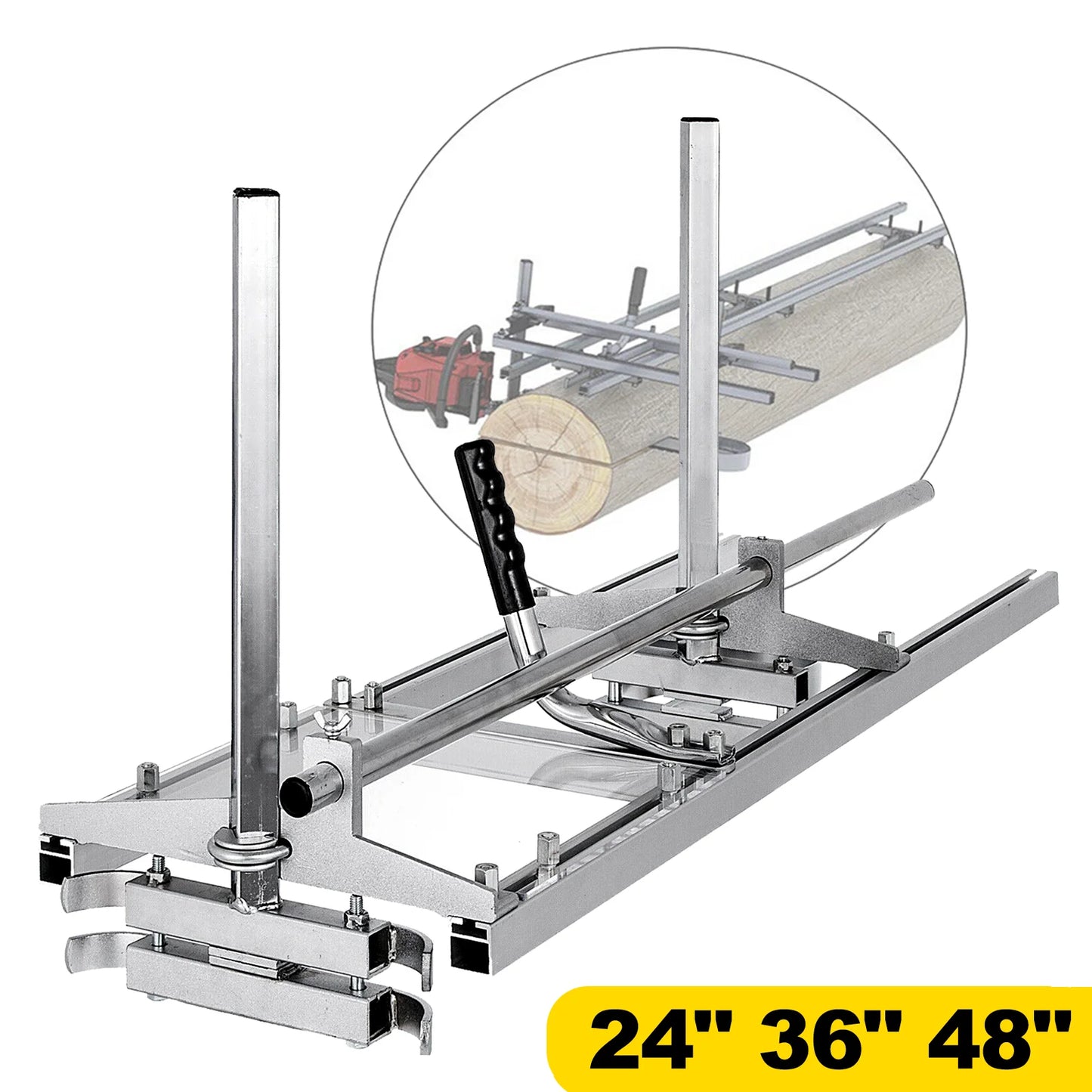 Chainsaw Mill Planking Guide Bar Portable Wood Lumber Sawmill