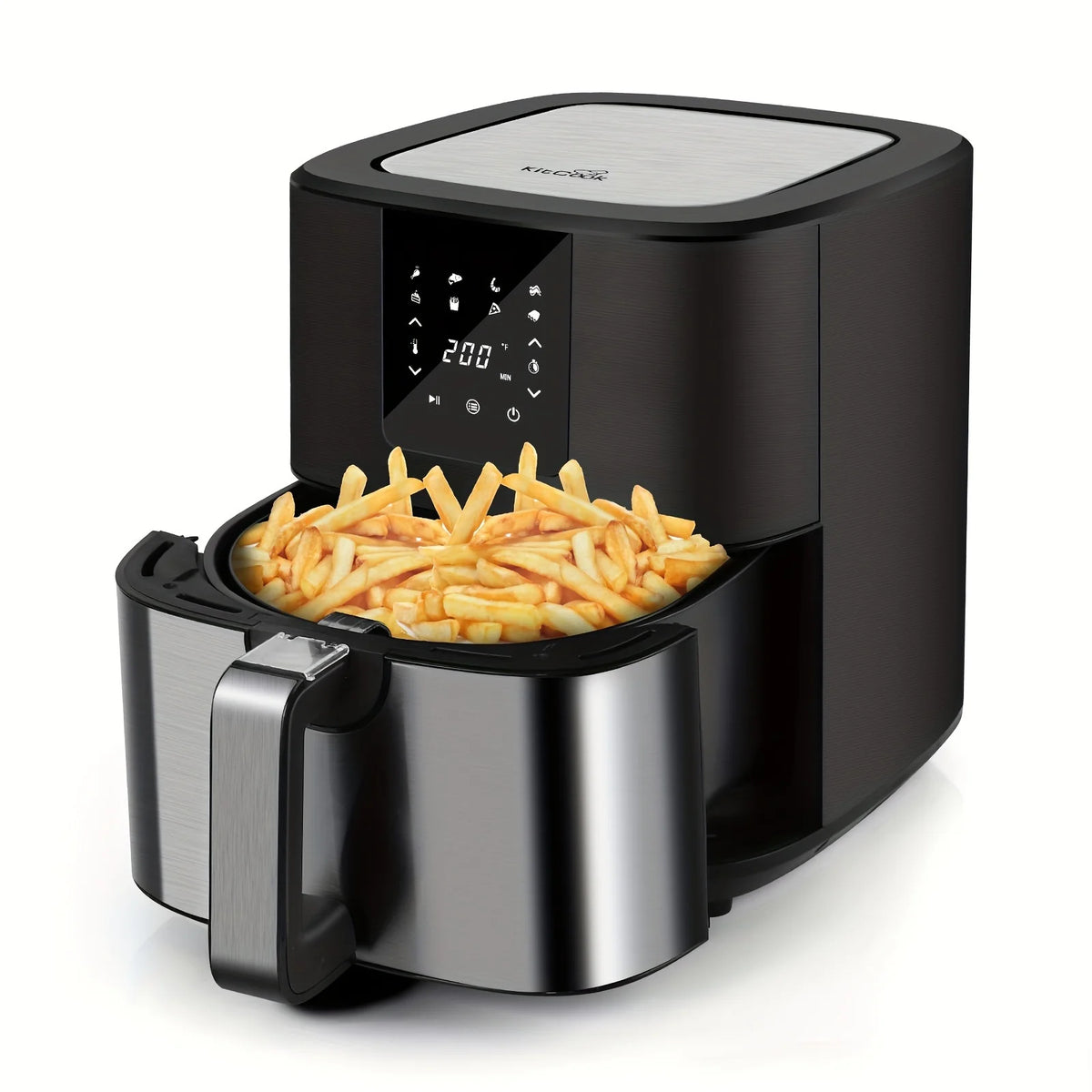 KitCook Digital Air Fryer With Touchscreen And Eight Cooking Presets