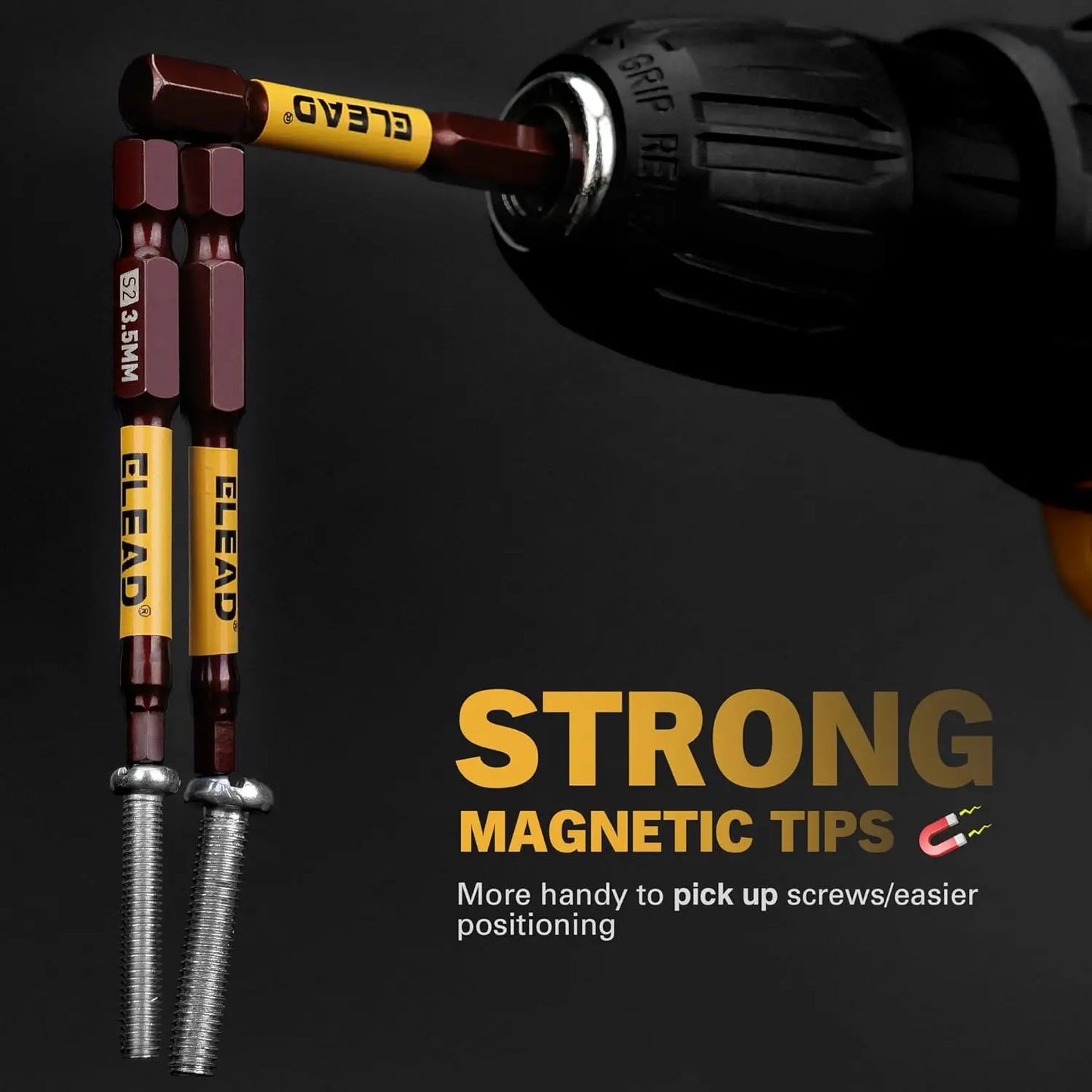 21-Piece Allen Wrench Hex Drill Bit With Magnetic Driver Bits