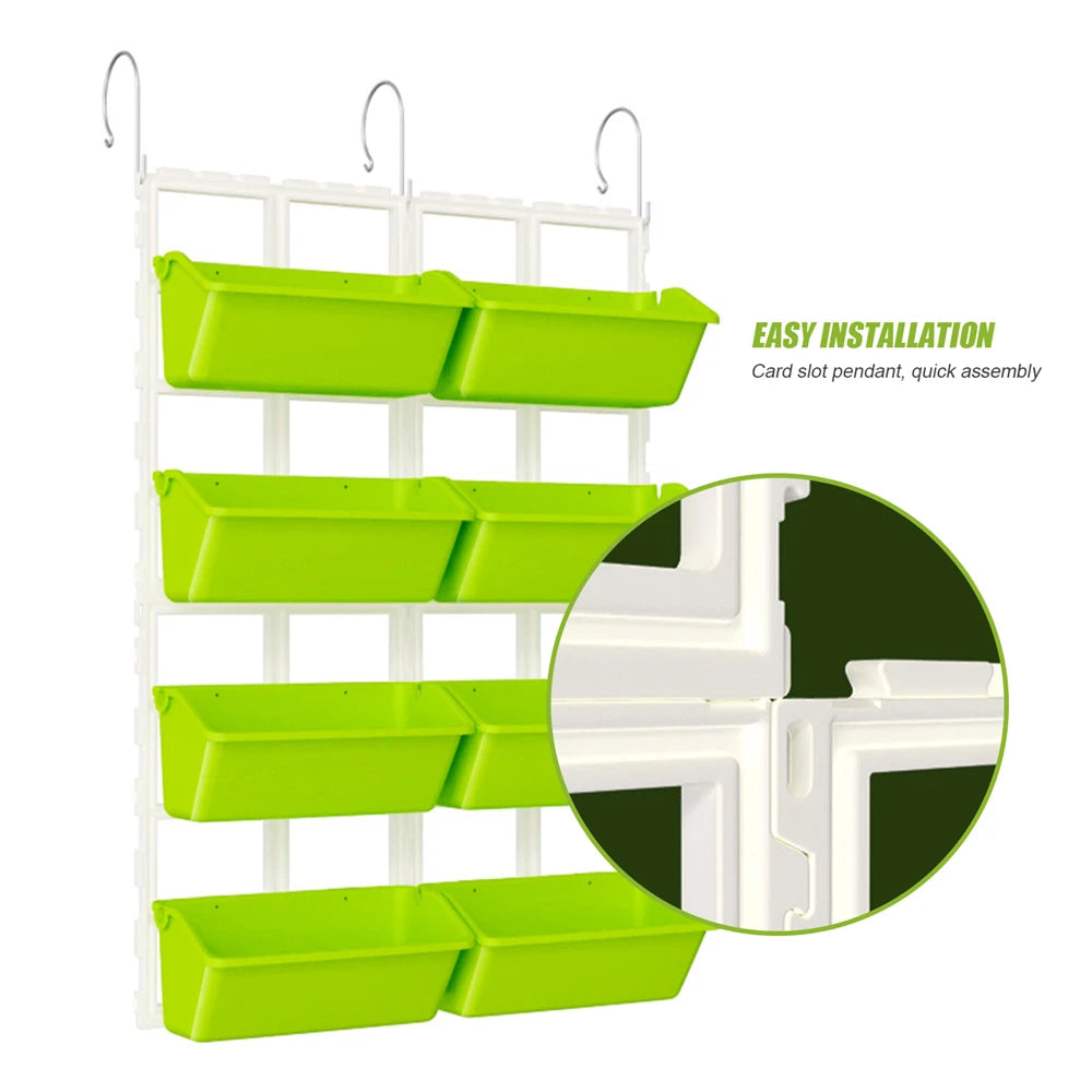 Four-Tier Wall-Mounted Elevated Garden Planter