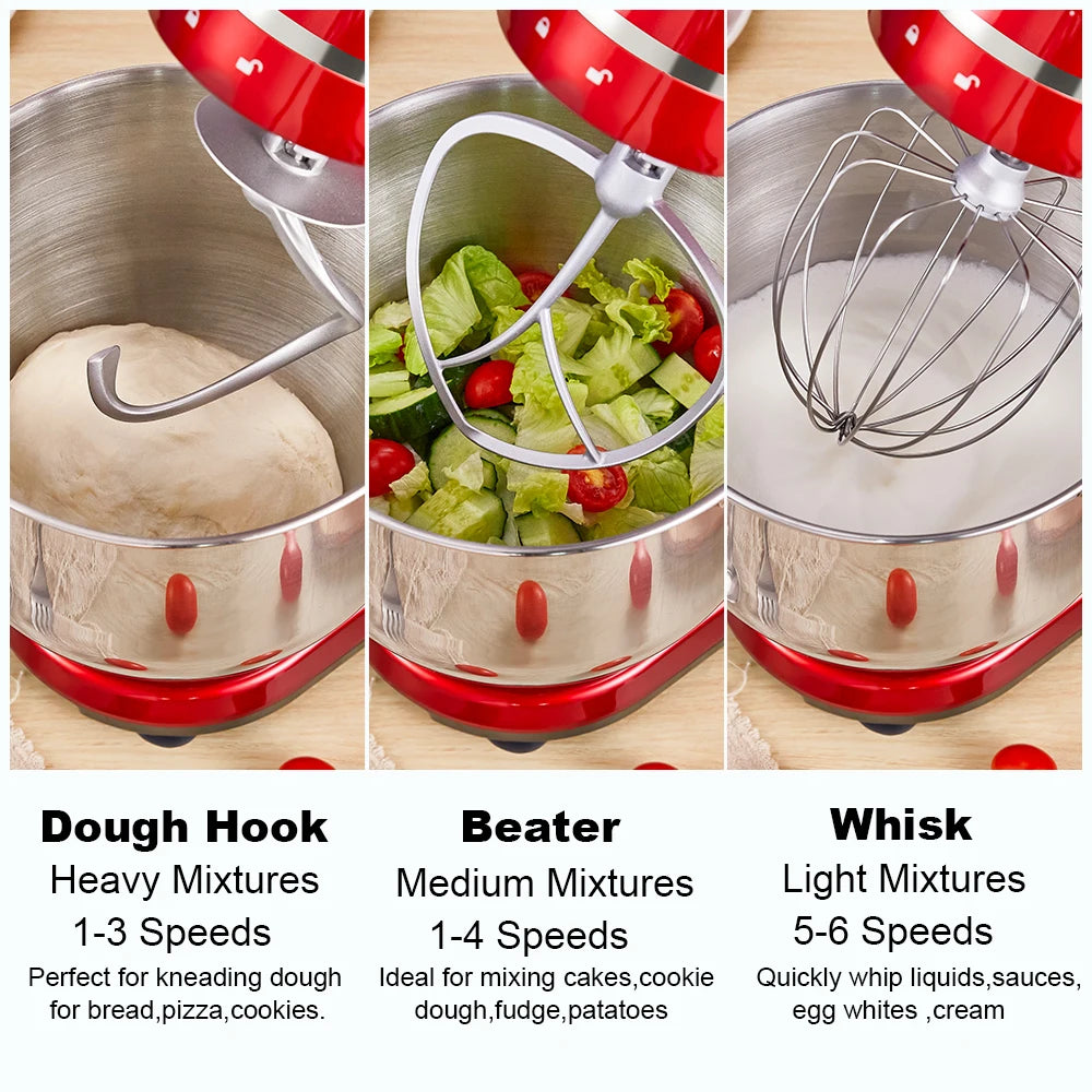 BioloMix Stand Mixer Blender With Quiet Motor And Dough Kneading