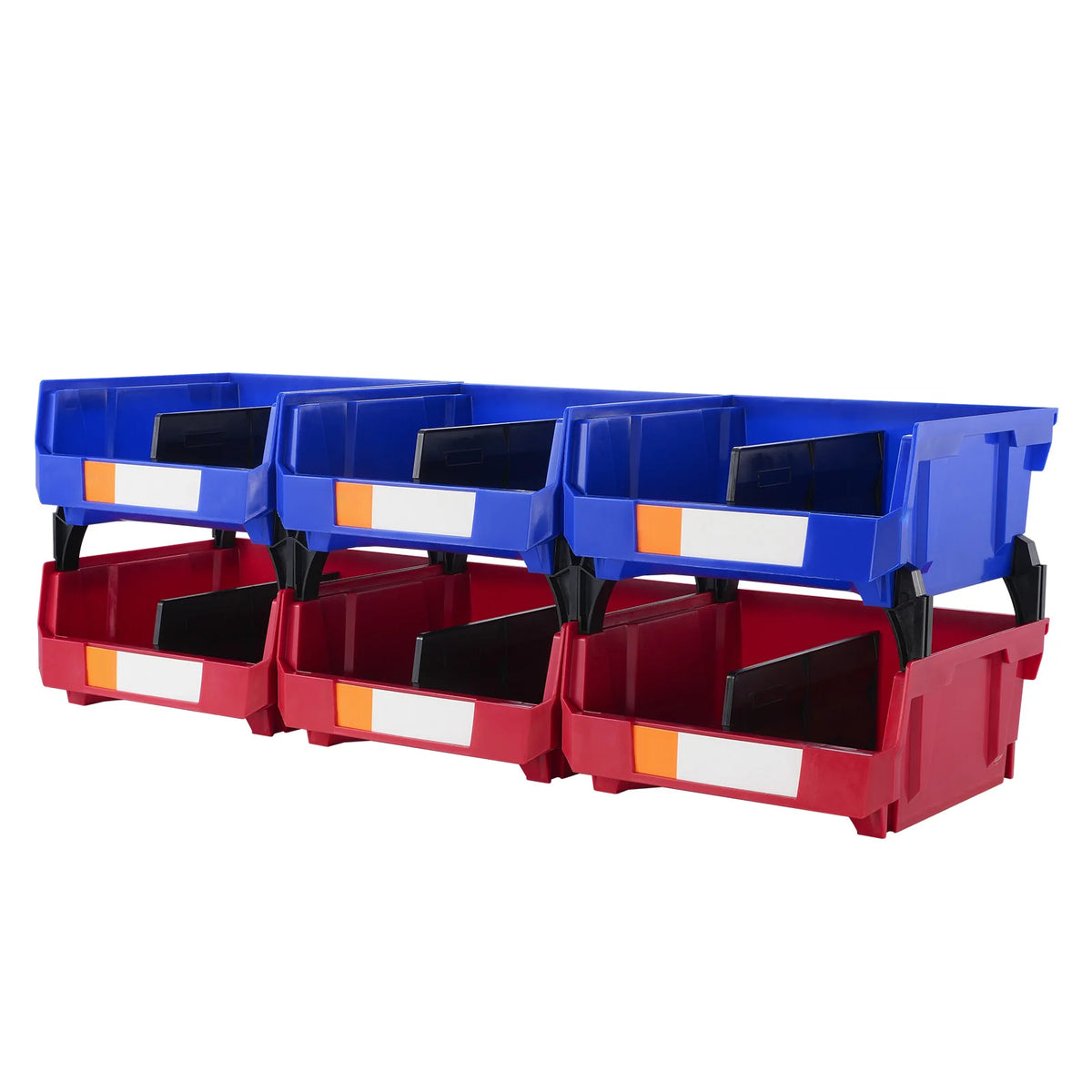 SucceBuy Stackable Wall Mounted Garage Storage Organizer Bins