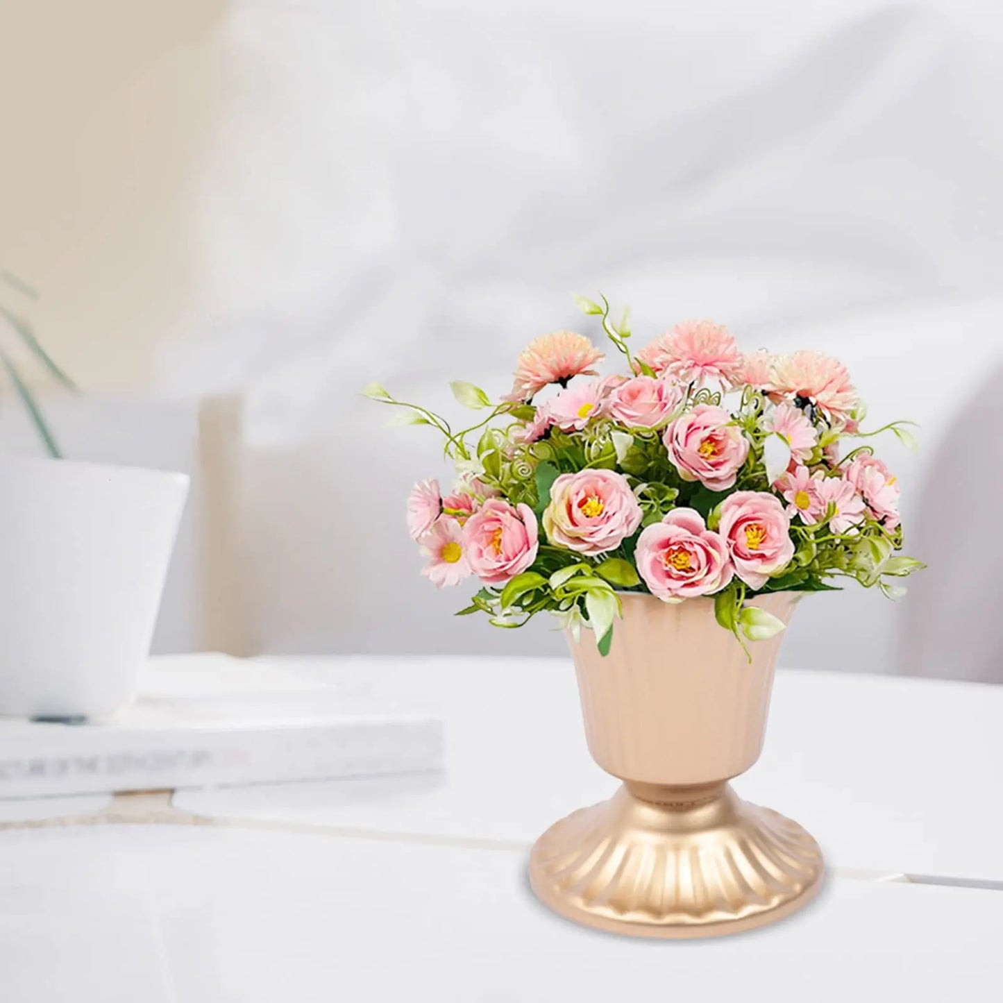 Metal Trumpet Vase Set Weddings And Events 10 Pcs Centerpieces