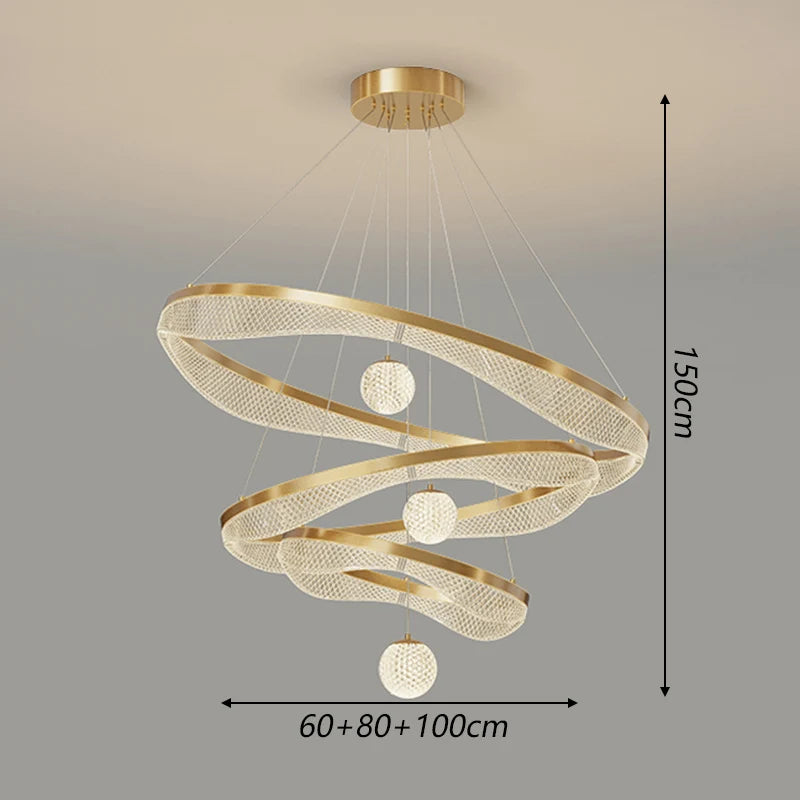 Pendant Lights For Living Room Ceiling Lamp LED Chandeliers