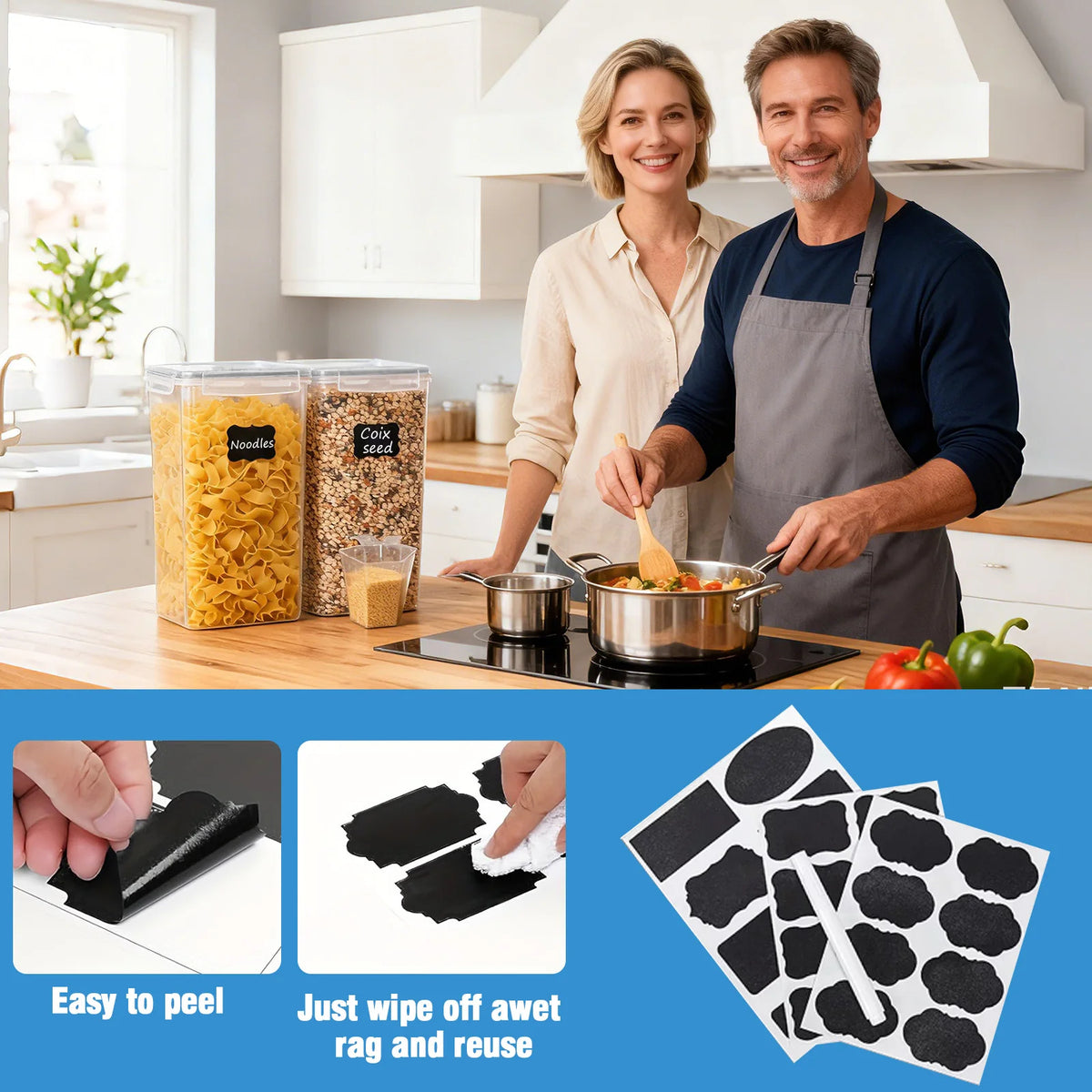 Airtight Food Storage Containers With Lids For Flour And Grains
