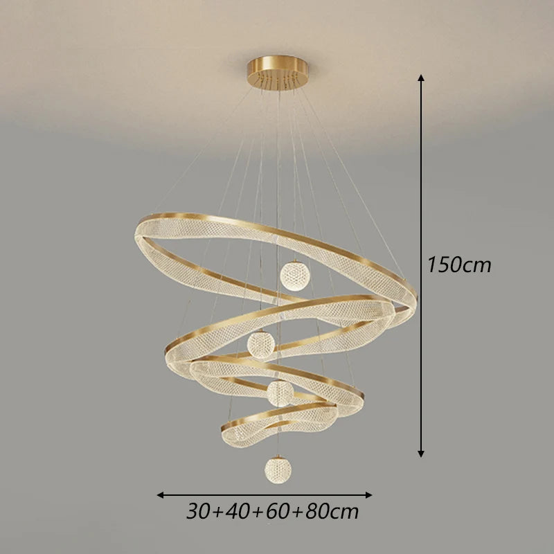 Pendant Lights For Living Room Ceiling Lamp LED Chandeliers