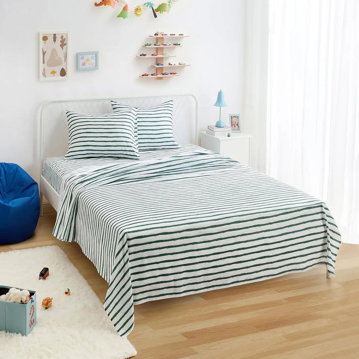 Soft Microfiber Kids Sheet Set 3 Piece Machine Washable