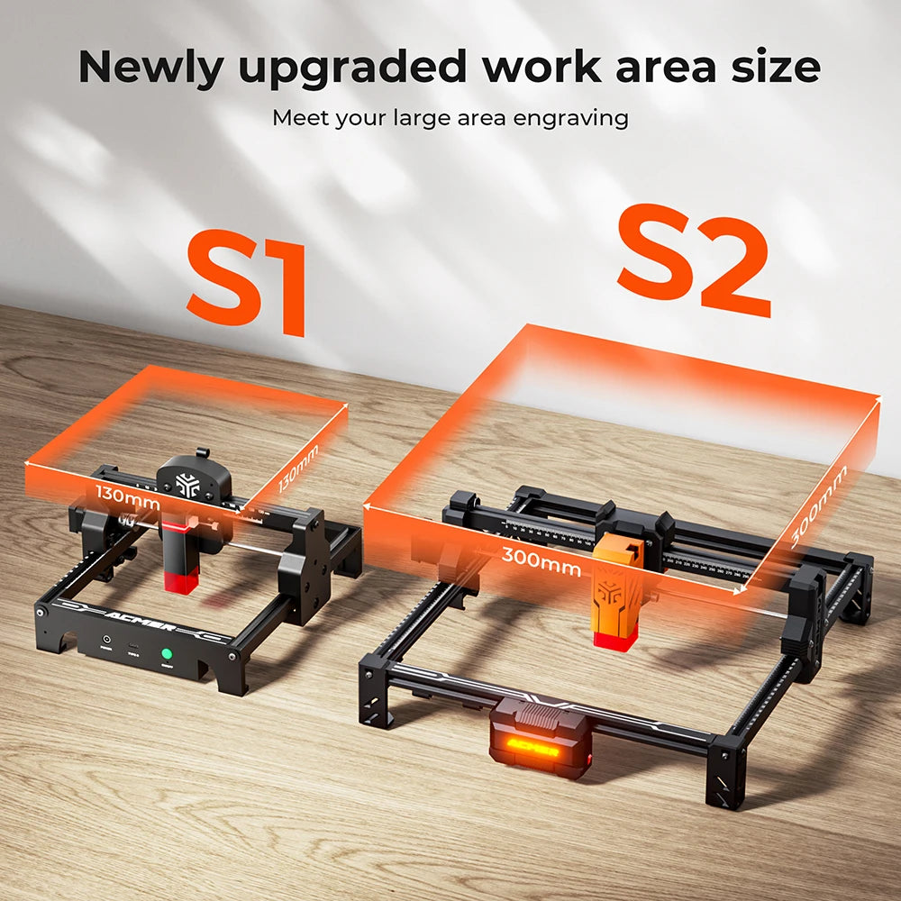 ACMER S2 Laser Engraver Upgradeable DIY Cutting Machine