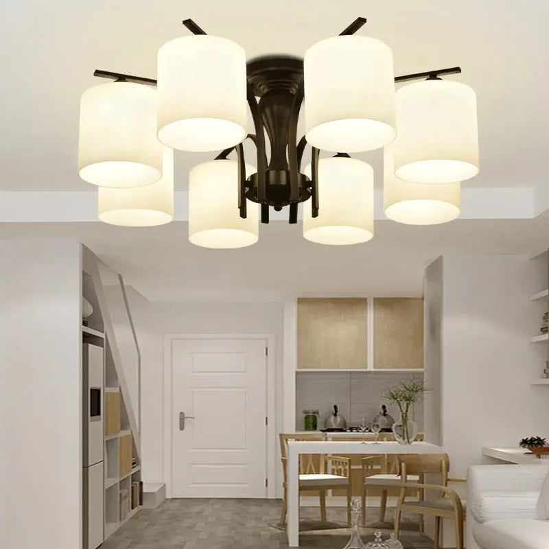 Owen Lyca Modern LED Chandelier Crystal Glass Shade