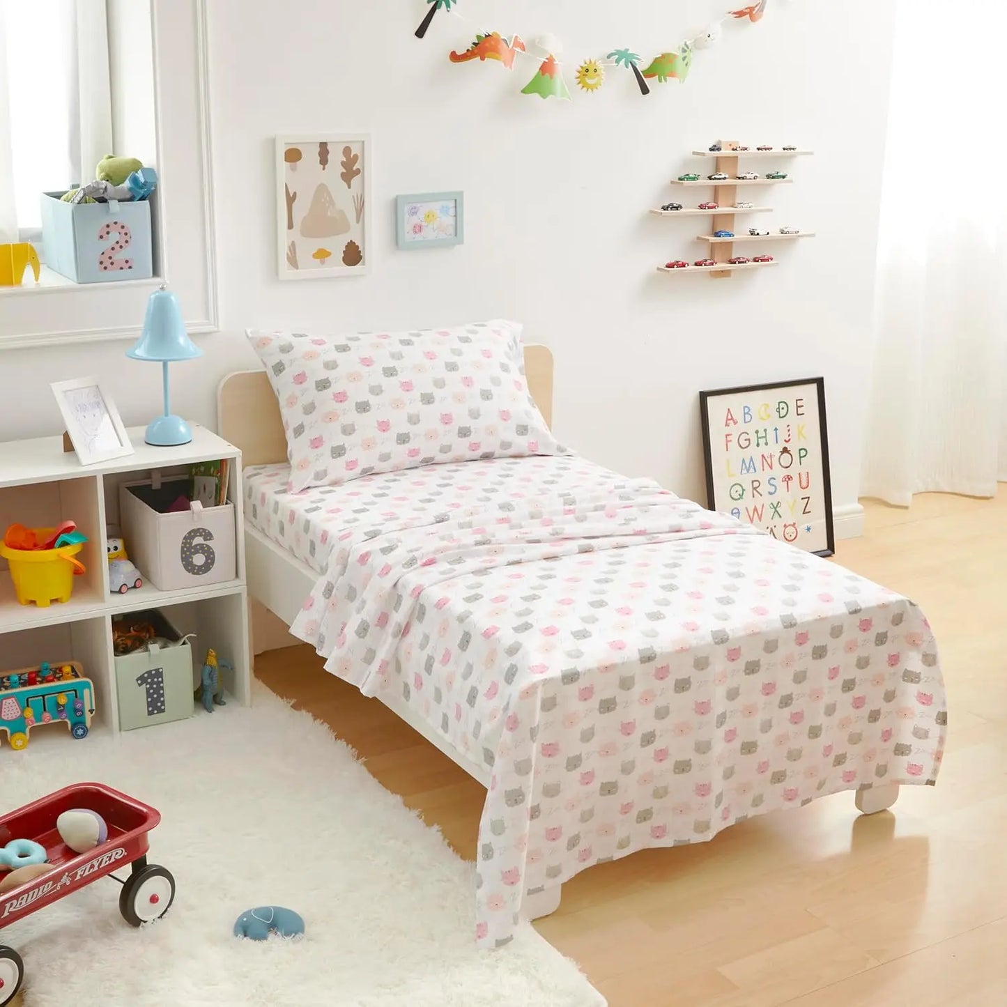 Soft Microfiber Kids Sheet Set 3 Piece Machine Washable